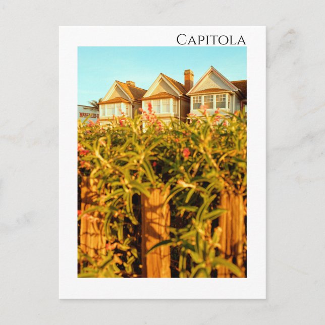 Postal Capitola California en Sunrise (Anverso)