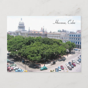 Postal capitolio cuadrado verde