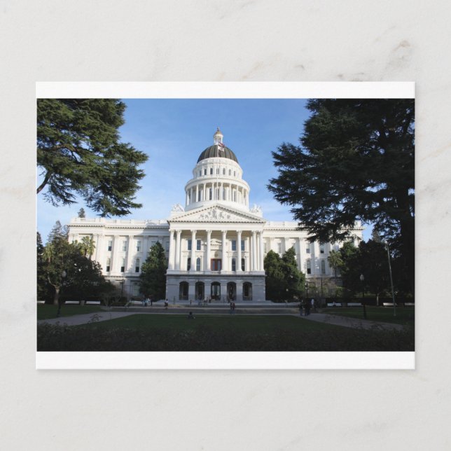 Postal Capitolio de estado de CA (Anverso)