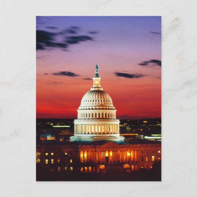 Postal Capitolio de los EE. UU., Washington D. C., (Anverso)