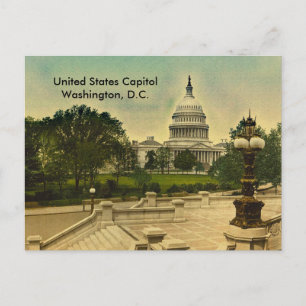 Postal Capitolio de los Estados Unidos desde los escalone