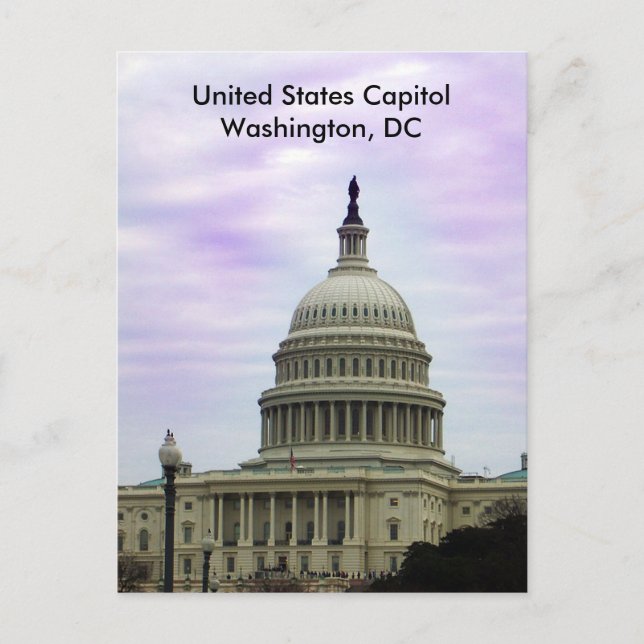 Postal Capitolio de los Estados Unidos, Washington, DC (Anverso)