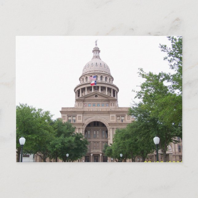 Postal Capitolio de Texas (Anverso)