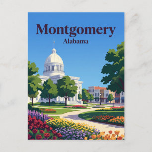 Postal Capitolio del Estado de Alabama Alabama