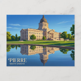 Postal Capitolio del Estado de Dakota del Sur EE. UU.