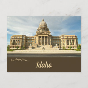 Postal Capitolio del Estado de Idaho en Boise Idaho
