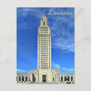 Postal Capitolio del Estado de Luisiana Baton Rouge Luisi