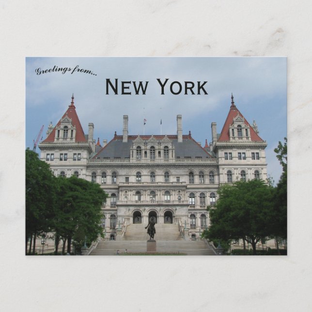 Postal Capitolio del Estado de Nueva York Albany Nueva Yo (Anverso)