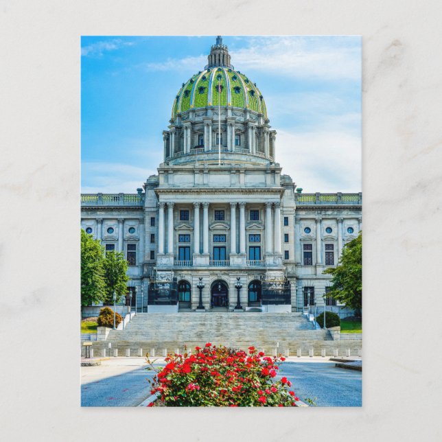Postal Capitolio del Estado de PA (Anverso)