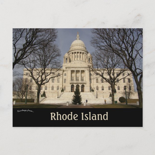 Postal Capitolio del Estado de Rhode Island Providence Rh (Anverso)
