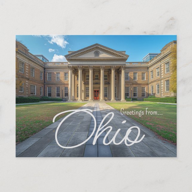 Postal Capitolio: Estado de Ohio (Anverso)