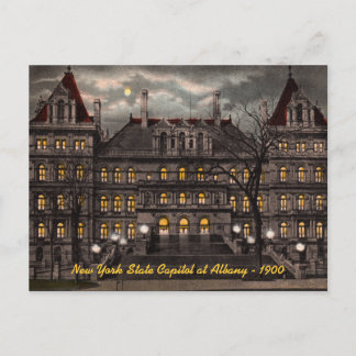 Postal Capitolio estatal Albany NY PostCard