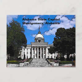Postal Capitolio estatal de Alabama en Montgomery (Person