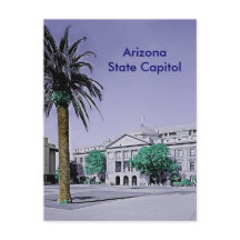 Capitolio estatal de Arizona retro con toque de co
