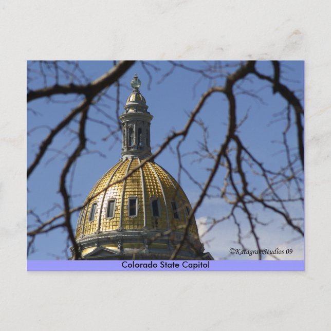 Postal Capitolio Estatal de Colorado (Anverso)