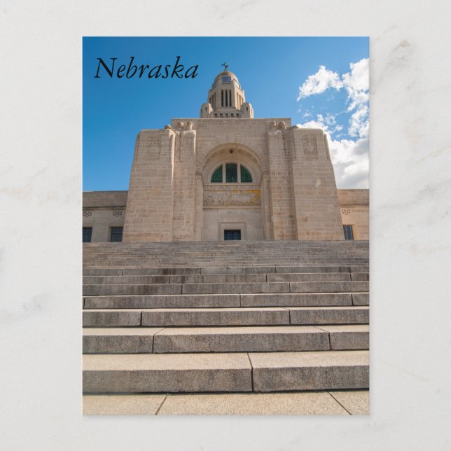 Postal Capitolio Estatal de Nebraska (Anverso)
