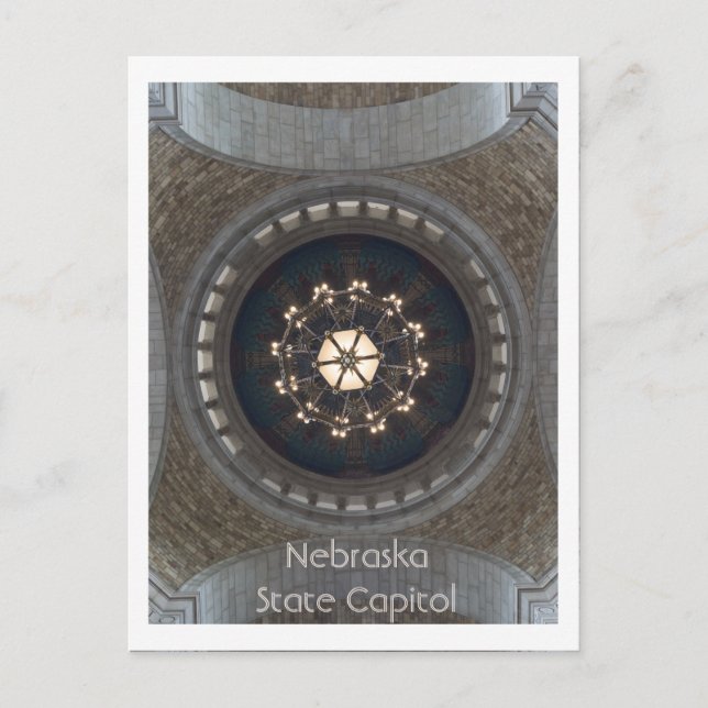 Postal Capitolio Estatal de Nebraska (Anverso)