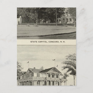 Postal Capitolio estatal, NH State Bldg, exposición colom