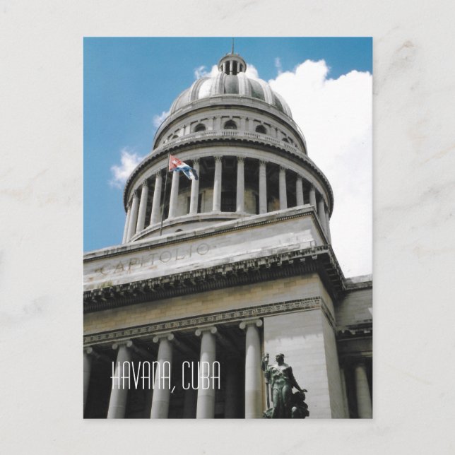 Postal Capitolio Nacional Edificio La Habana (Anverso)