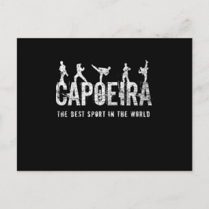 Postal Capoeira el mejor regalo de la lucha de danza bras