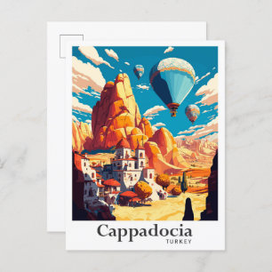 Postal Cappadocia España Viaje de época