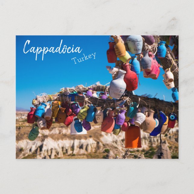 Postal Cappadocia, Turquía: Valle de Pigeon (Anverso)