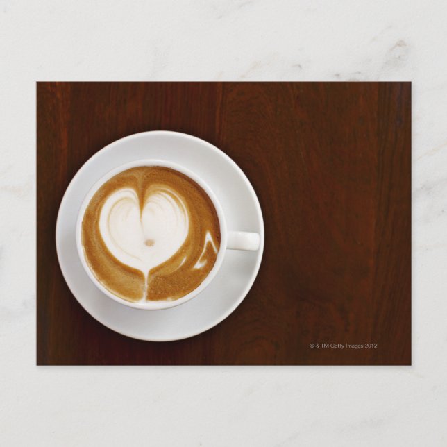 Postal Cappuccino con amor (Anverso)