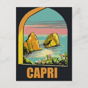 Postal Capri a través del Arco