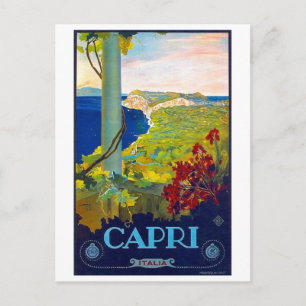 Postal Capri, costa, mar, Italia, Riviera italiana