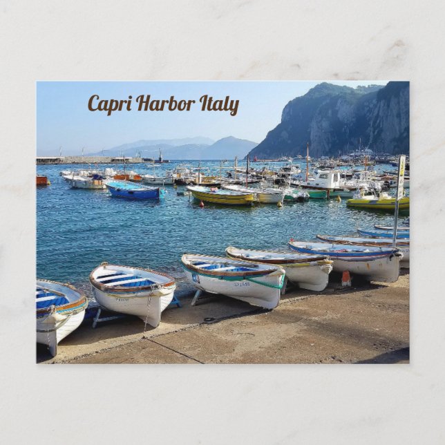 Postal Capri Harbour Italia (Anverso)