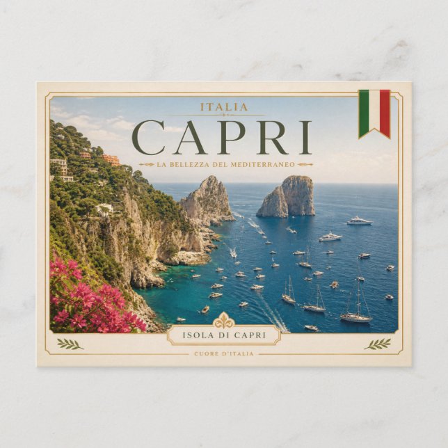 Postal Cápri - Italia (Anverso)