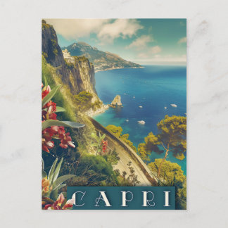 Postal Capri, Italia Italia Viaje de cosecha