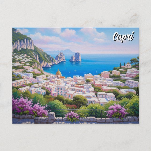 Postal Capri Italia Viajes (Anverso)