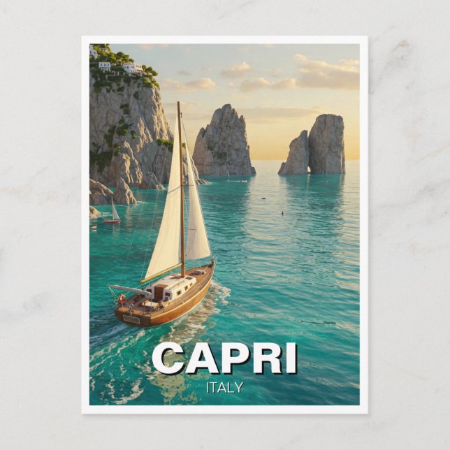 Postal Capri Italia Viajes (Anverso)