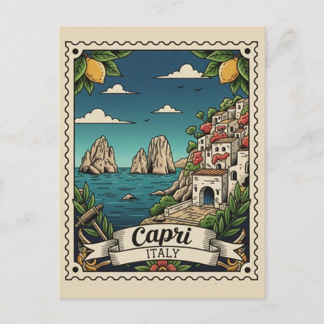 Postal Capri Italia Viajes (Anverso)