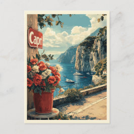 Postal Capri, Italia Vintage