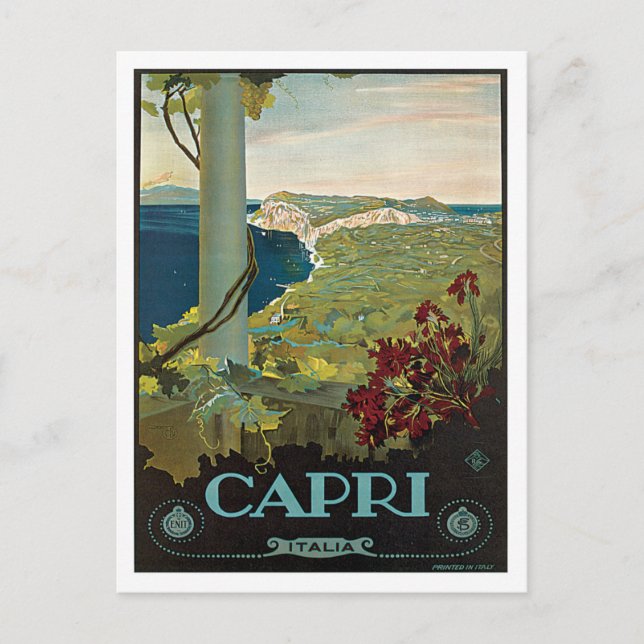 Postal Capri Italia Vintage (Anverso)