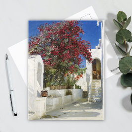 Postal Capri - Oleanders en flor, Peder Severin Krøyer