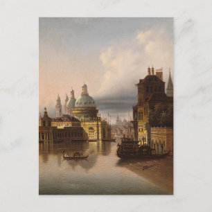 Postal Capriccio, Venecia   Johann Wilhelm Jankowsky