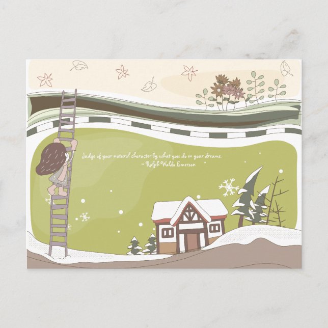 Postal caprichosa de Dreamscape 11 (Anverso)