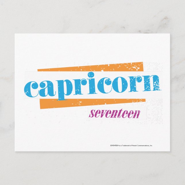 Postal Capricorn Aqua (Anverso)
