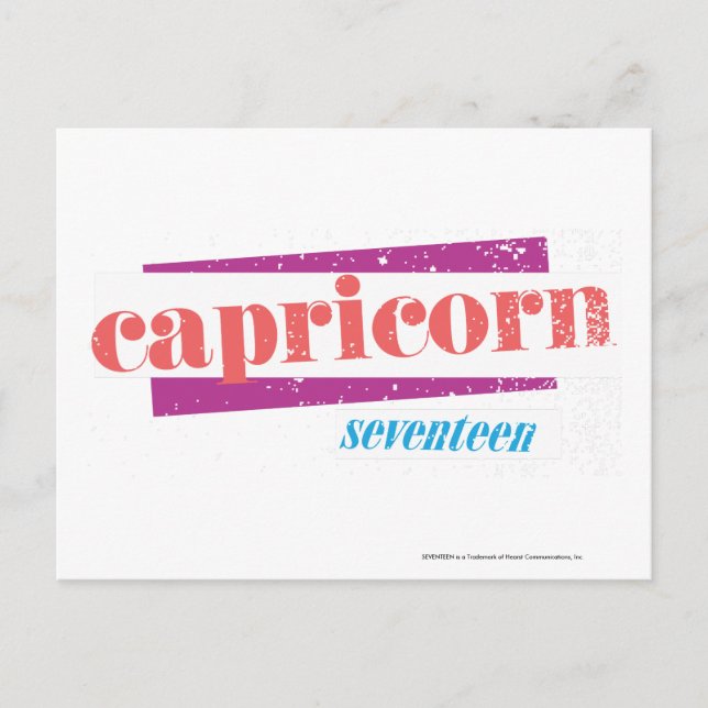 Postal Capricorn Lt. Pink (Anverso)