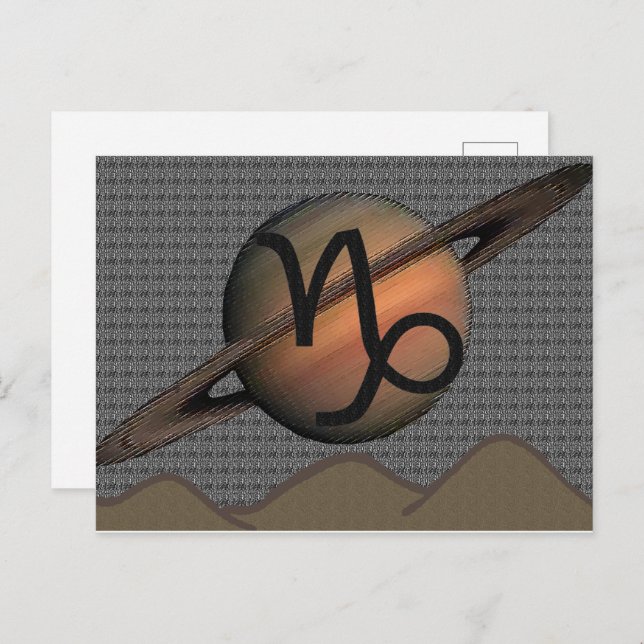 Postal Capricorn Postcard (Anverso / Reverso)