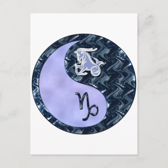 Postal Capricorn Yin Yang (Anverso)