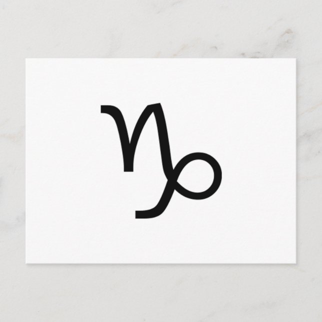 Postal Capricornio (Anverso)