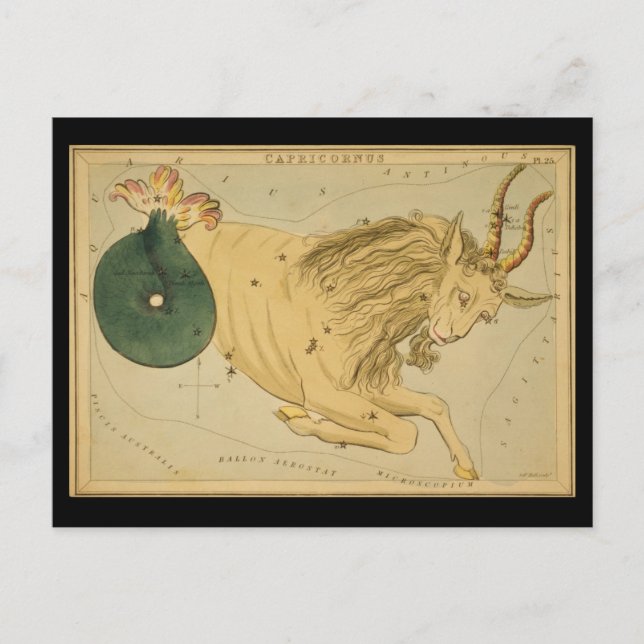 Postal Capricornus (Capricornio) (Anverso)