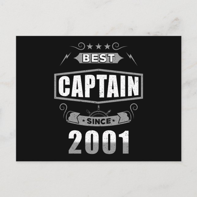 Postal Captain's Birthday Best Captain Since 2001 (Anverso)