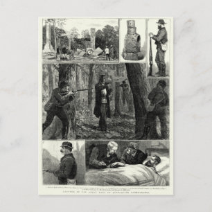 Postal Captura de la banda Ned Kelly