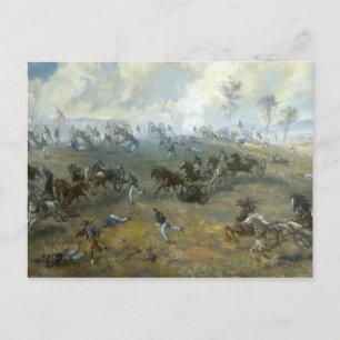 Postal Captura de la batería de Rickett - 1964