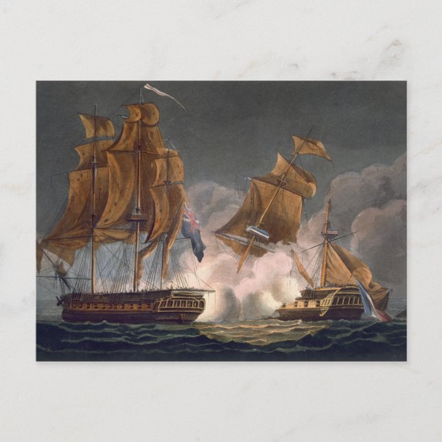 Postal Captura de La Tribune, el 8 de junio de 1796, (Anverso)